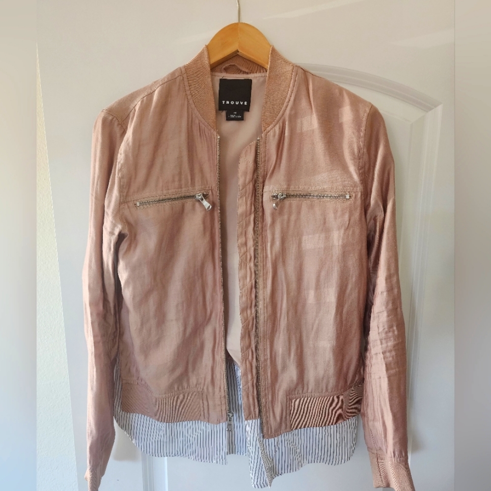 Trouvé layered look sport jacket